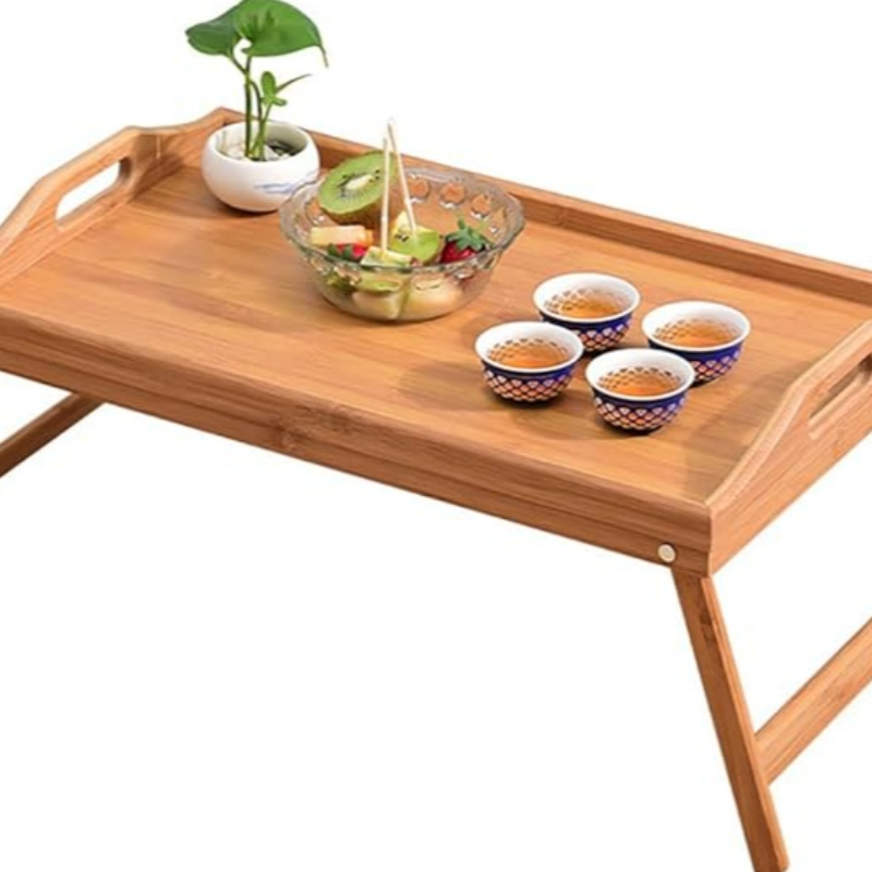 Bamboo Foldable Breakfast Table